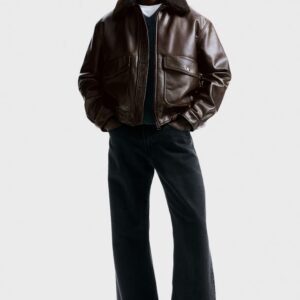 Padded aviator jacket